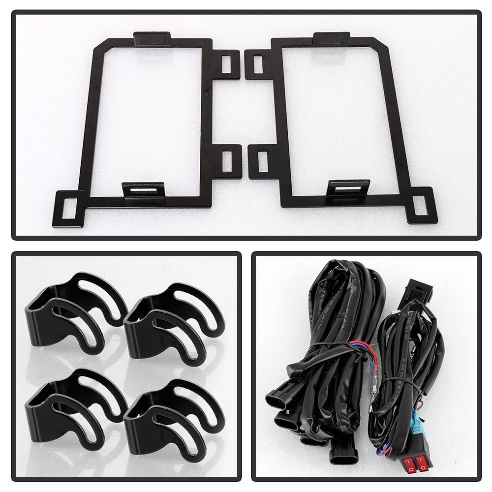 LED Fog Light Spyder for Dodge Ram 1500 2013-2018 Only