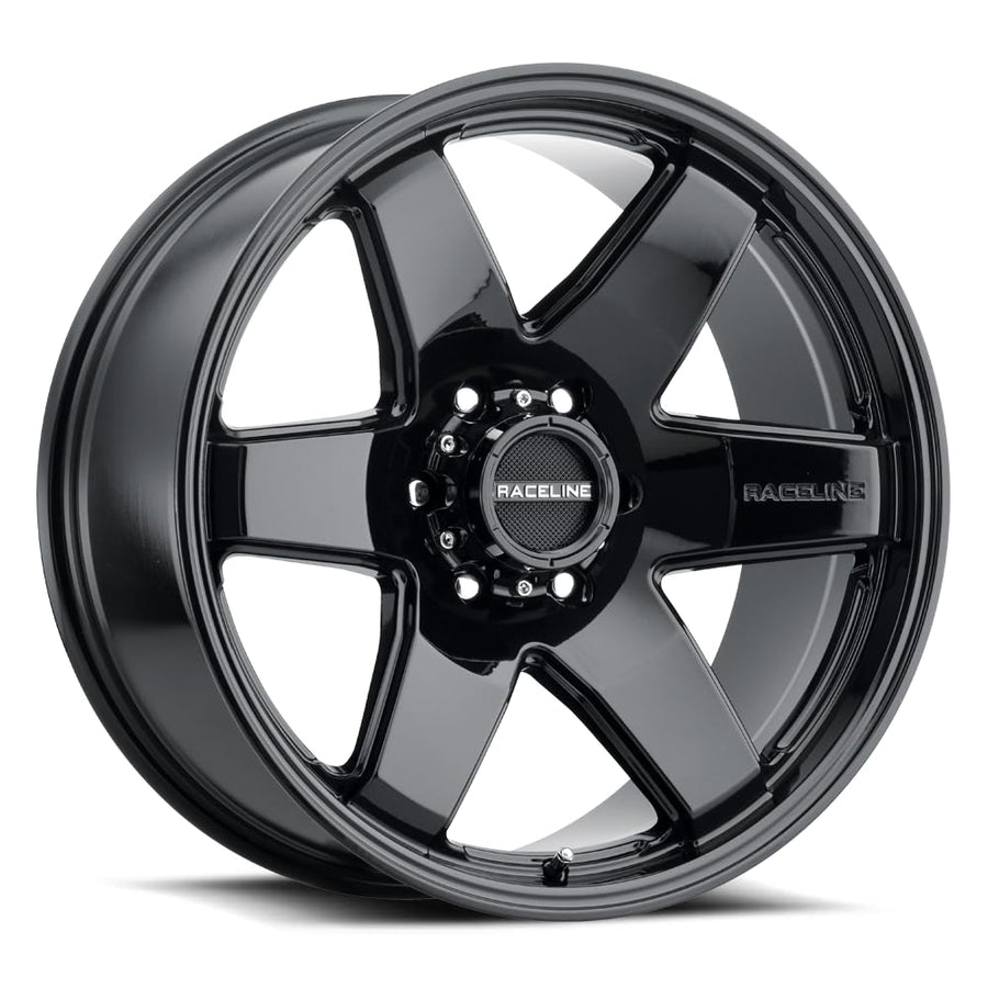 Gloss Black Raceline Wheels 942B ADDICT Wheel (20 x 8.5 inches /6 x 139 mm, 35 mm Offset)