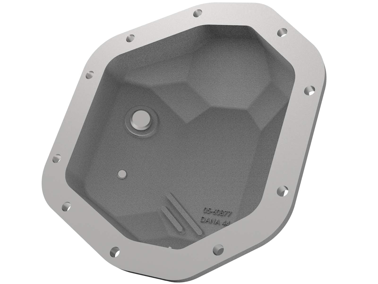 aFe POWER Rear Differential Cover Street Series Raw w/Machined Fins - #46-71110A - Jeep Wrangler (TJ/JK) 97-18