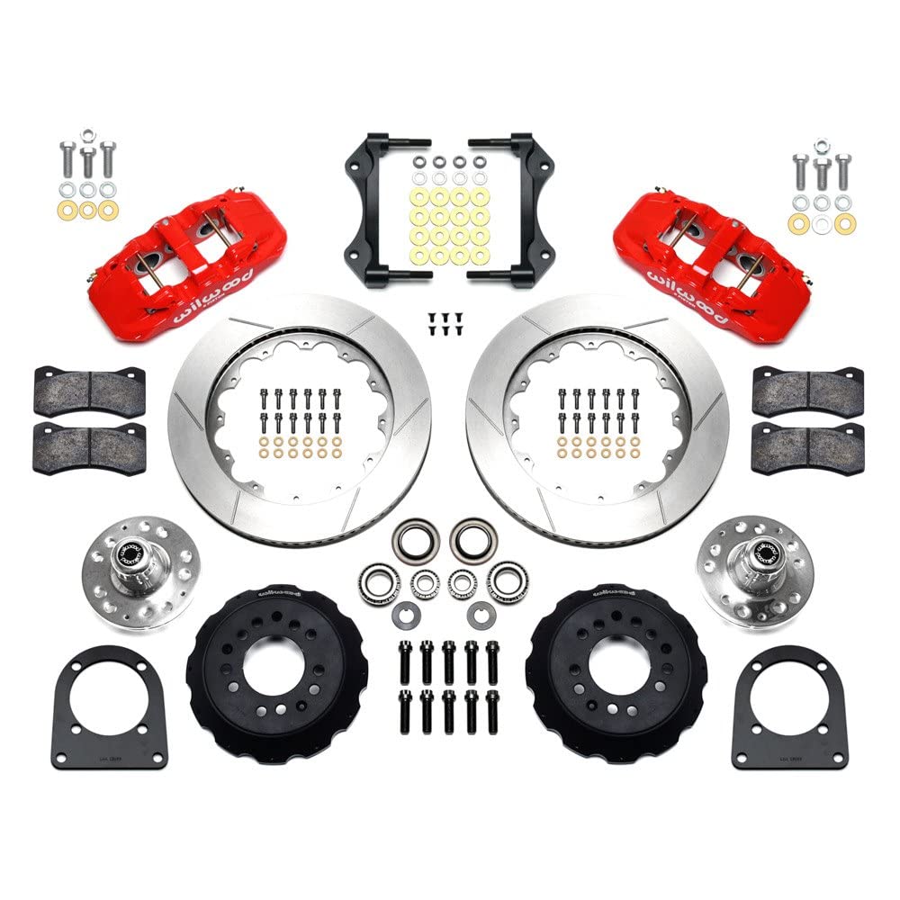 Red AERO6 Front Hub Kit,14.00"