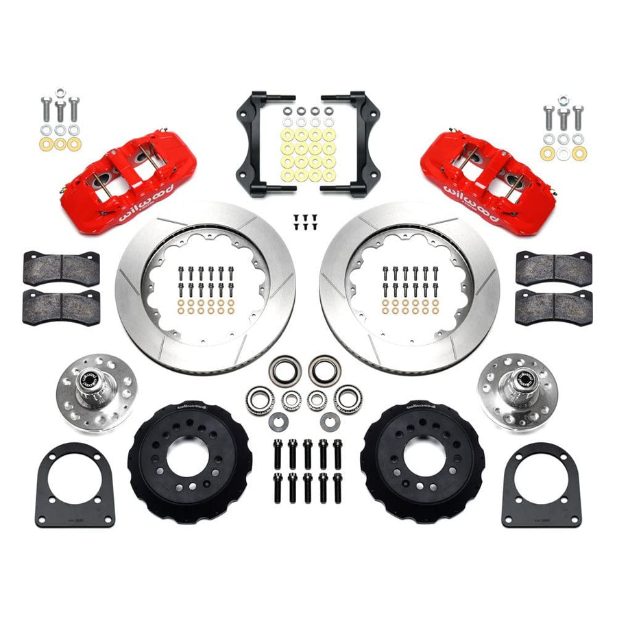 Red AERO6 Front Hub Kit,14.00"