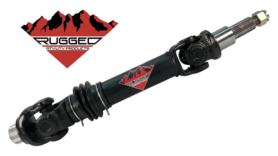 Rear Left/Right Rugged Performance Axle for Polaris Sportsman/Xplorer 500 4x4, Worker 335, Stainless-Steel Clamps Coated for High Protection (See Fitments in Description) OEM: 1380110