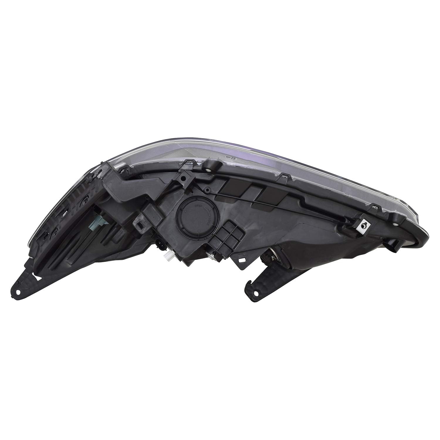 Right TYC Headlight Assembly Compatible with 2013-2015 Honda Accord