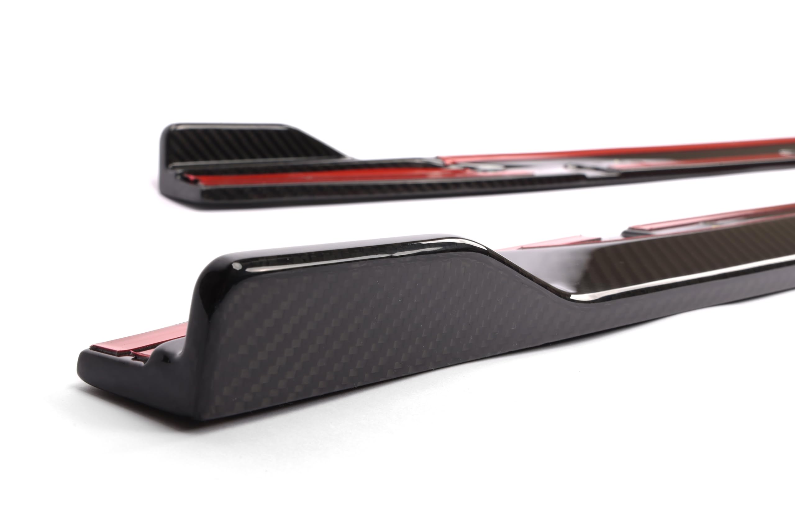 Dinan Side Skirts D980-0047 - Gloss Twill Carbon Fiber - Pair