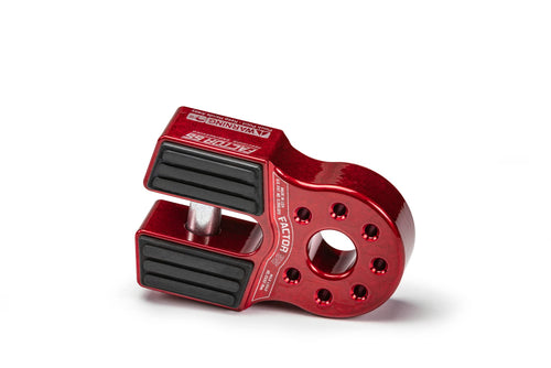 Flatlink Factor 55 Winch Shackle Mount, Designed for use Steel or Synthetic Ropes up to 6,000 lbs - Red