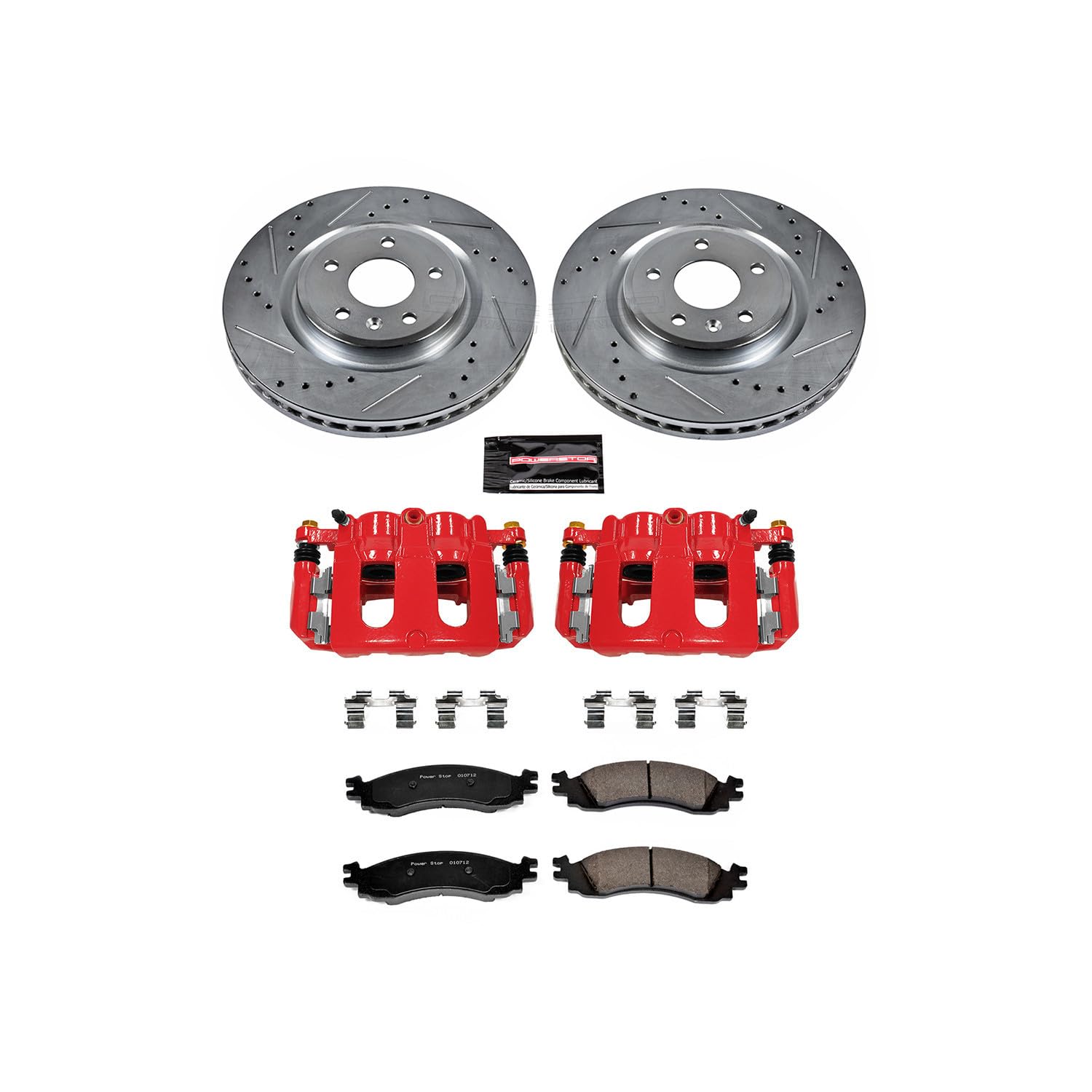 Power Stop Z23 Evolution Sport Brake Kit KC5507 (with Calipers) For Ford Taurus 2010 [Model Specific]