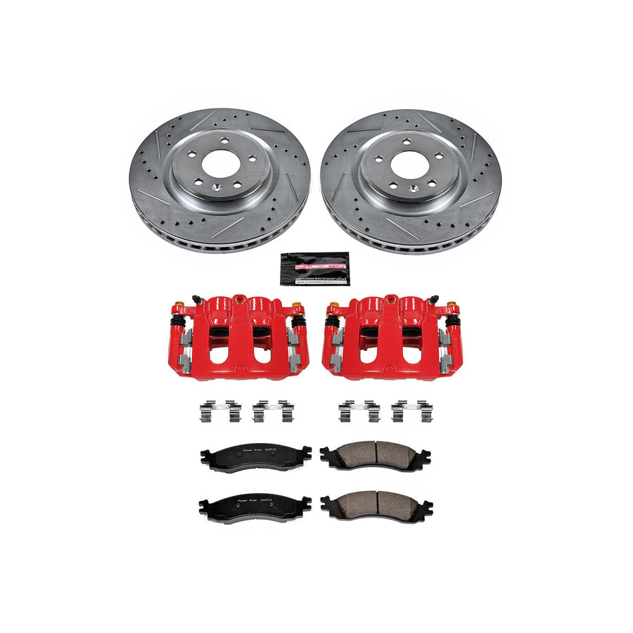Power Stop Z23 Evolution Sport Brake Kit KC5507 (with Calipers) For Ford Taurus 2010 [Model Specific]