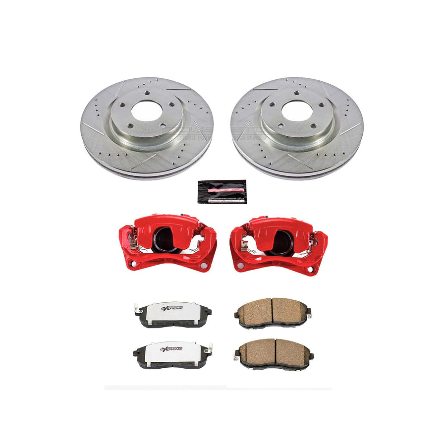 Power Stop Front KC241-26 Z26 Street Warrior Brake Kit For Nissan Altima 2007-2010 [Model Specific]