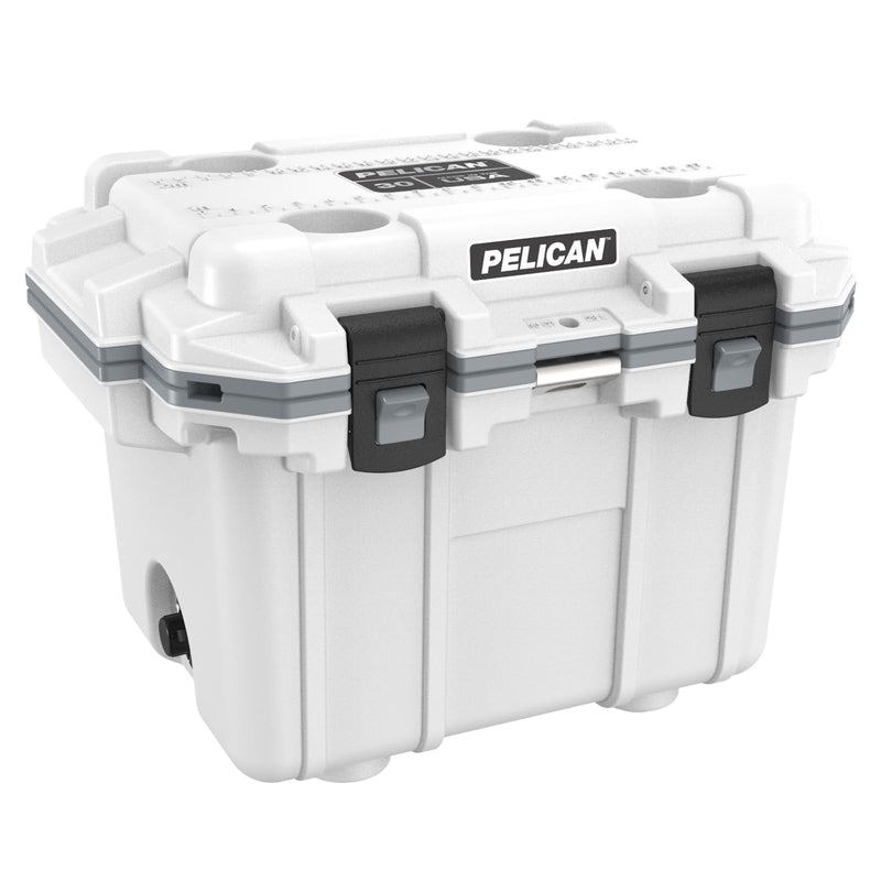 30 Quart Pelican Elite Cooler (White/Gray)