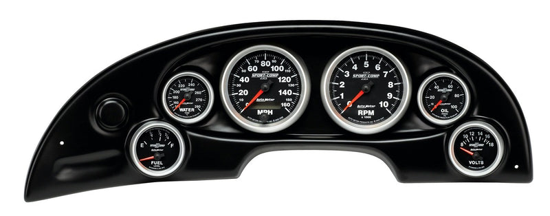 Combination Auto Meter Black Race Panel 10008