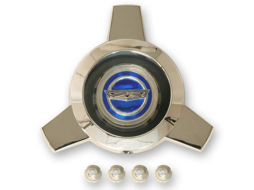 Wheel Cap Mustang Spinner Wire Wheel with Emblem Each 1964 1/2-1966