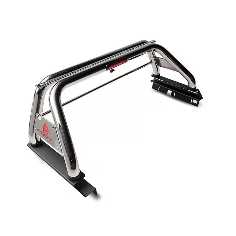 Classic Black Horse Roll Bar Stainless Steel Compatible with 2005-2024 Toyota Tacoma-RB006SS