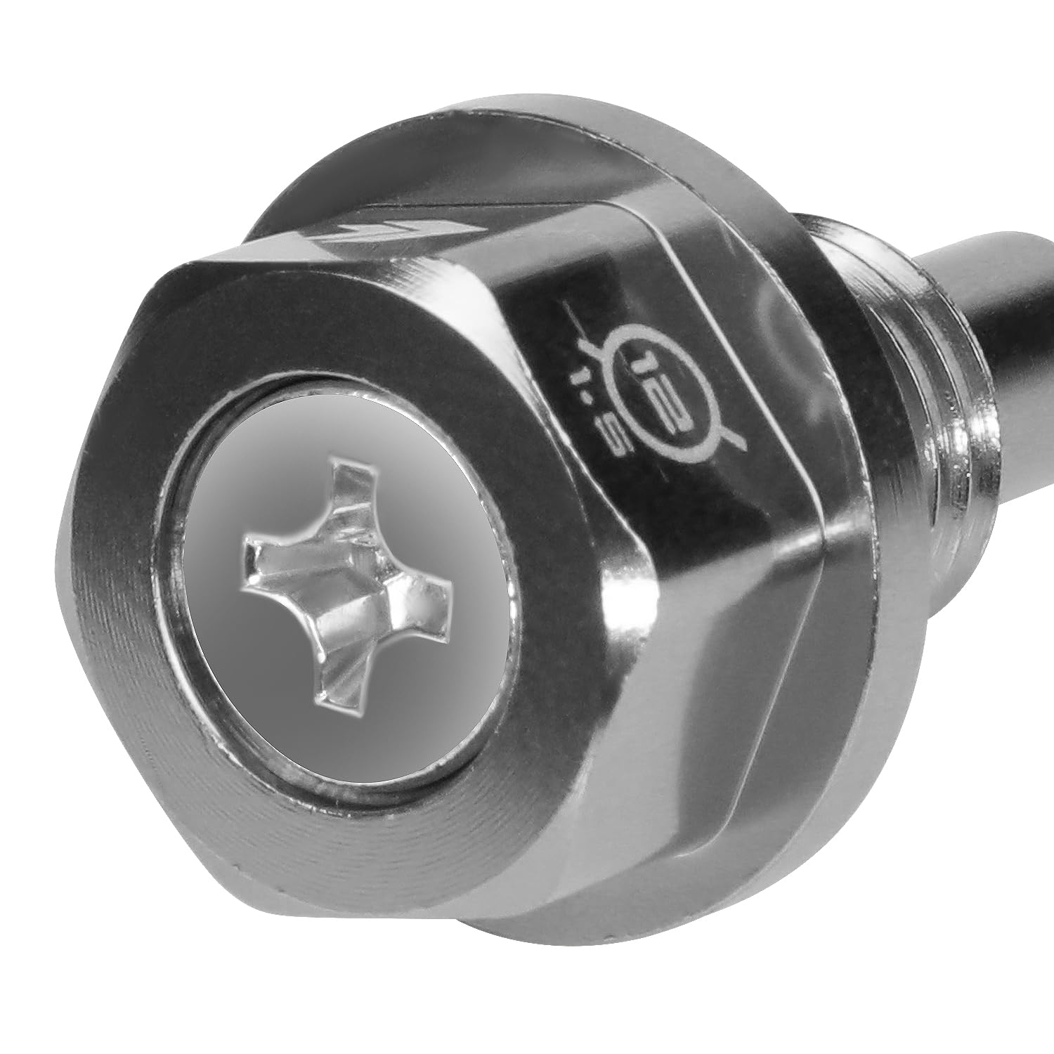 Magnetic Oil Drain Plug NRG Innovations, M12 X 1.5 Thread Size Engine Oil Drain Nut w/Washer, Gun Metal, T-6061 Aluminum w/Stainless Steel Internal Magnet, NRG-NOP-400GM