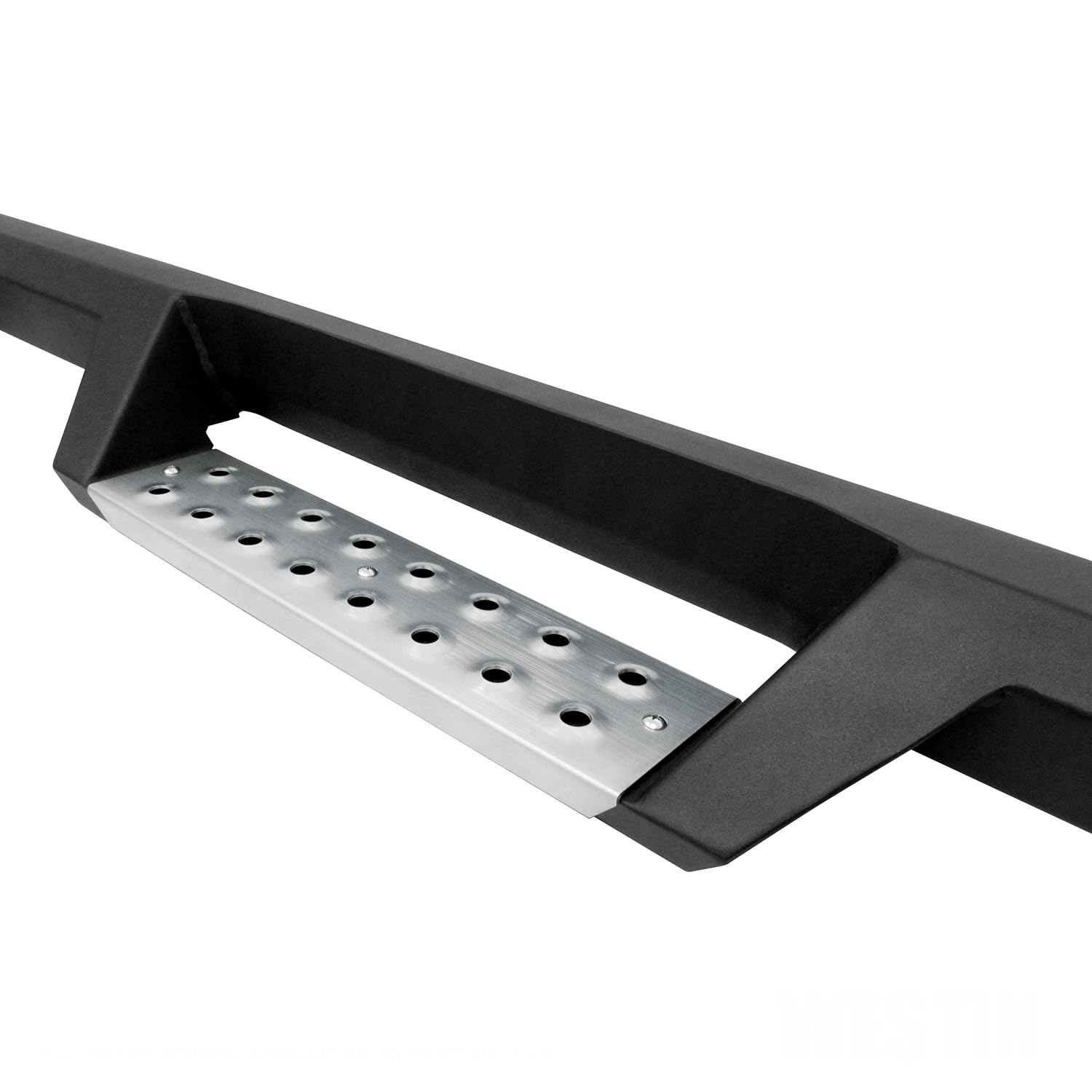 Westin HDX 56-119552 Stainless Drop Nerf Bars fits 2004-2013 Silverado Sierra 1500 2001-2019 Silverado Sierra 2500 3500 Crew Cab Textured Black Pair