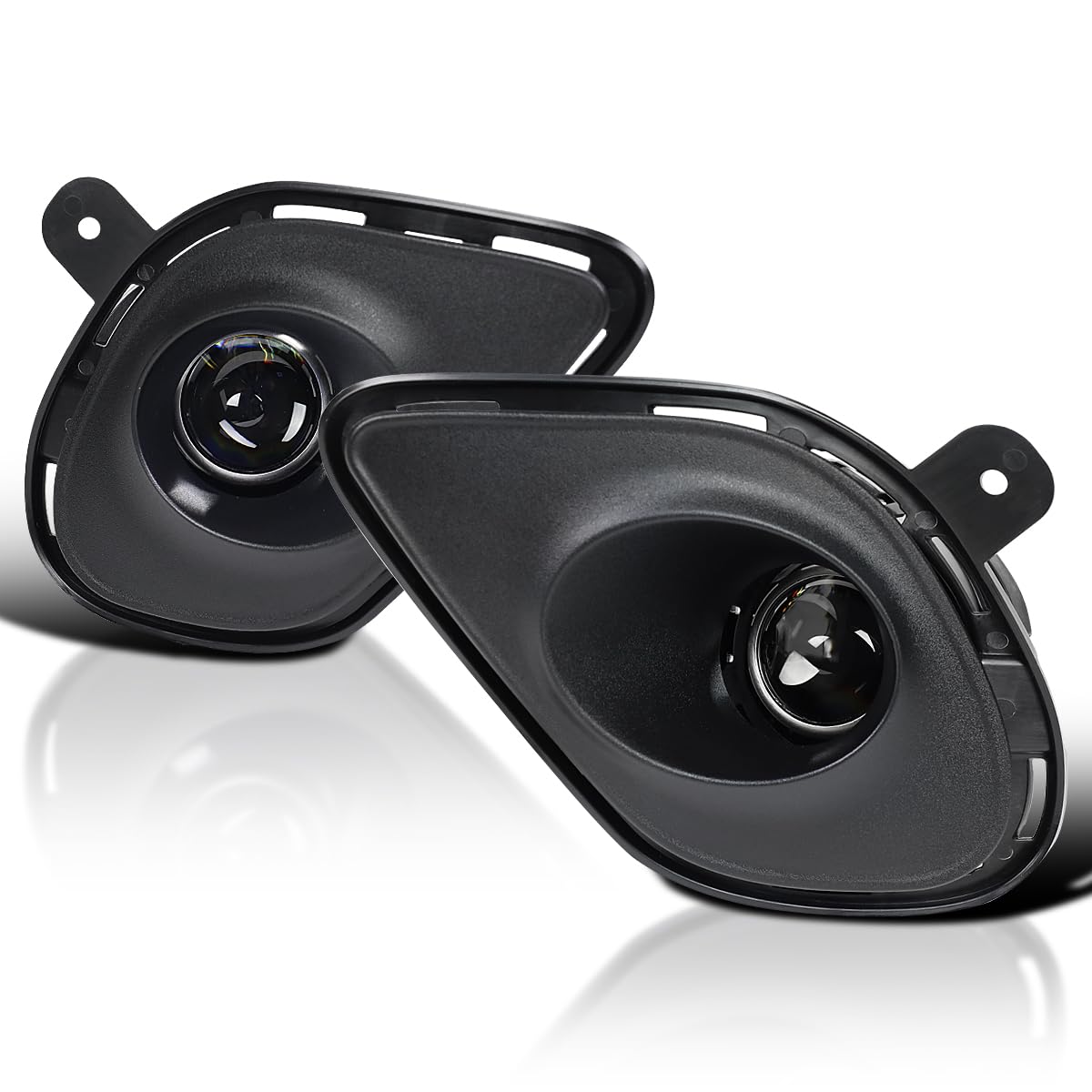 Fog Lights SPEC-D TUNING + H11 Bulbs Compatible with 2015-2020 Dodge Charger, L+R Pair Assembly