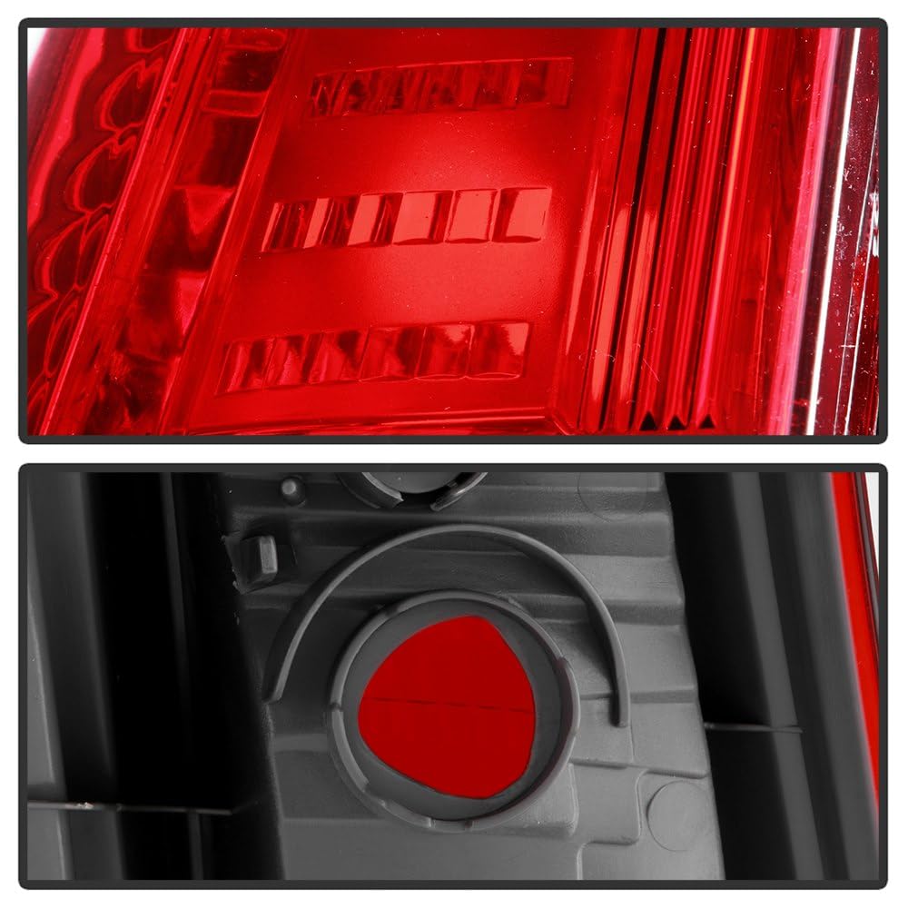 Honda CRV 07-11 Spyder (xTune) Red/Clear Tail Light (Bulbs not Included) - OE Right