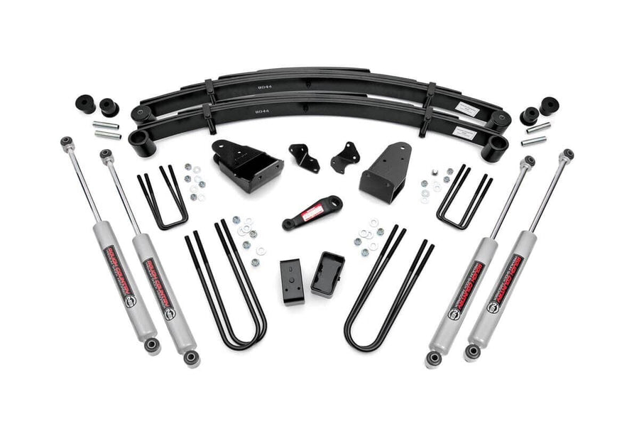 4" Rough Country Suspension Lift Kit for 1987-1997 Ford F-250 4WD - 490-87UP30