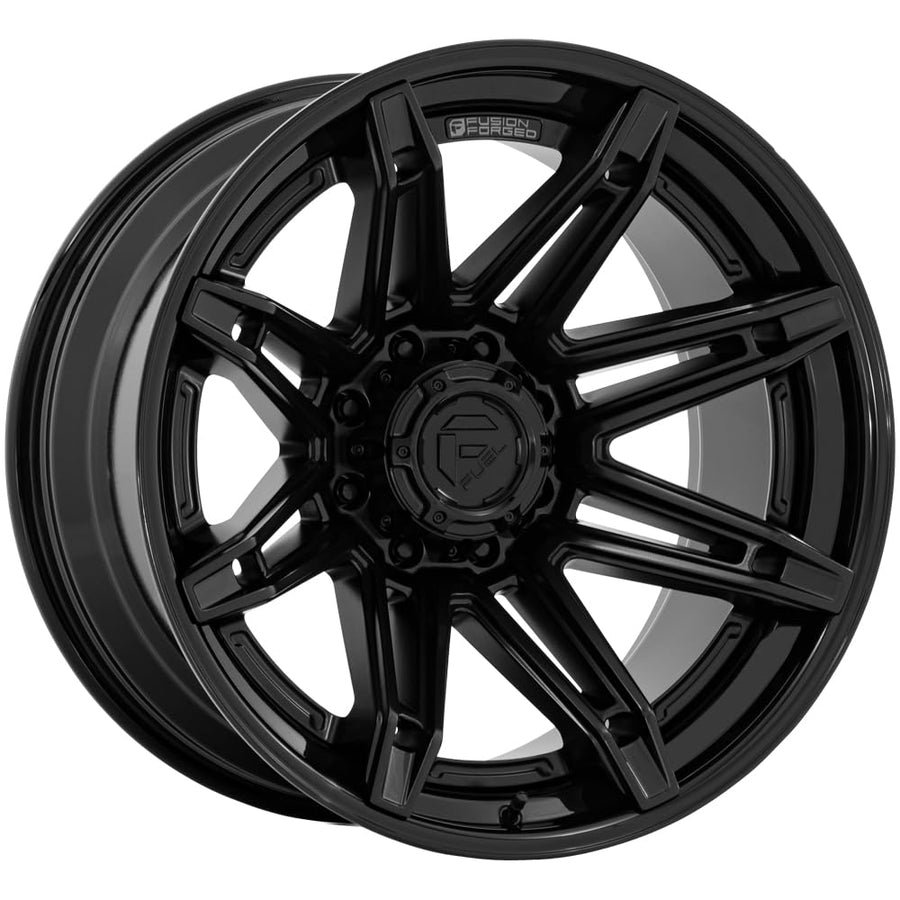 FUEL OFF-ROAD FC401 22X10 BRAWL 8X6.5 4.79-18mm MATTE BLACK WITH GLOSS BLACK LIP - FC401MX22108018N