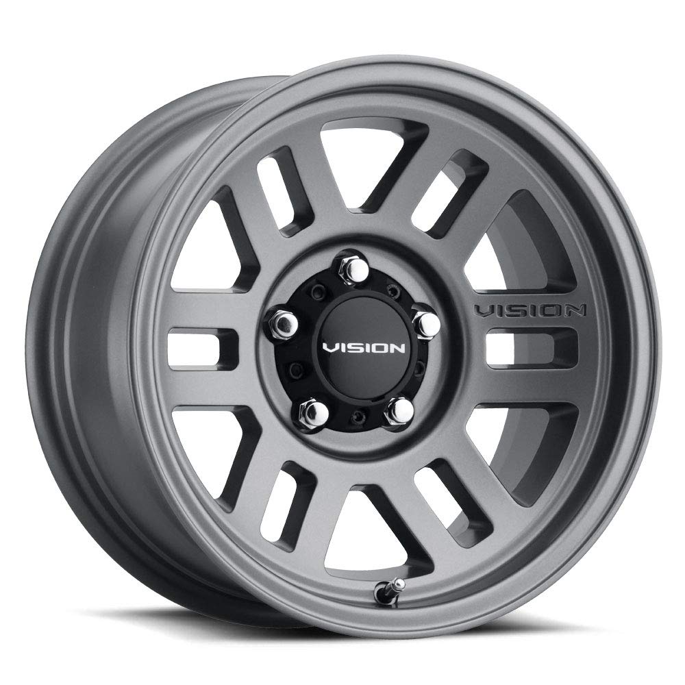 Manx 2 Vision Overland 17x9 5x4.5" +20mm Satin Black Wheel Rim 17" Inch