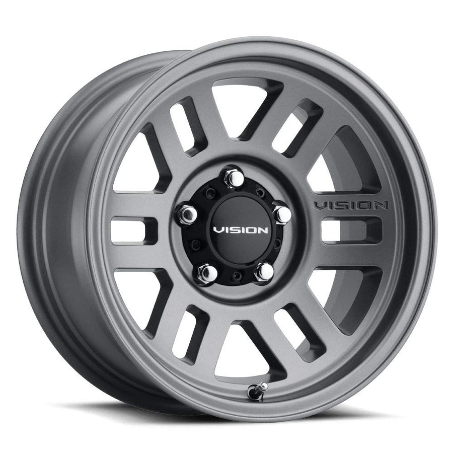 Manx 2 Vision Overland 17x9 5x4.5" +20mm Satin Black Wheel Rim 17" Inch