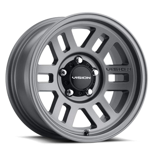 Manx 2 Vision Overland 17x9 5x4.5" +20mm Satin Black Wheel Rim 17" Inch