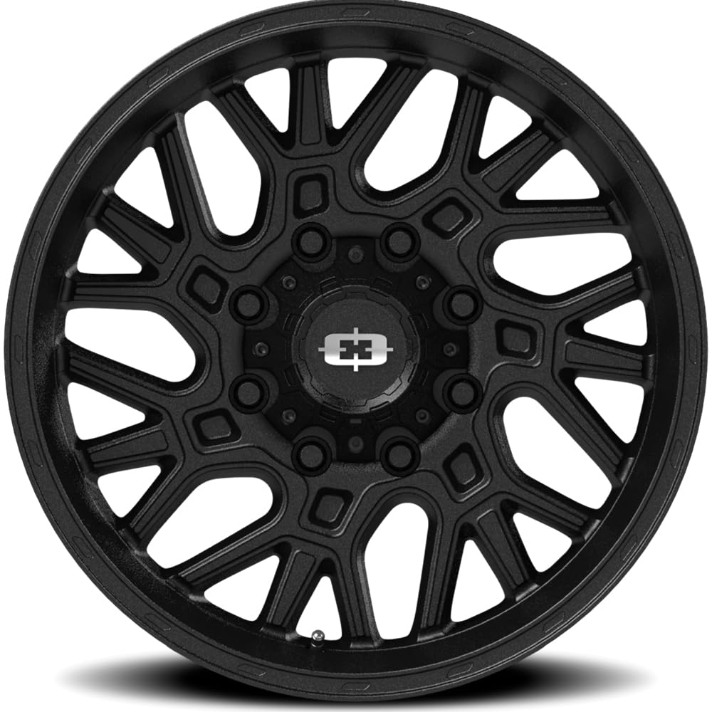 20x10 Vision Brawl 8x170-25mm Satin Black Wheel Rim 20" Inch