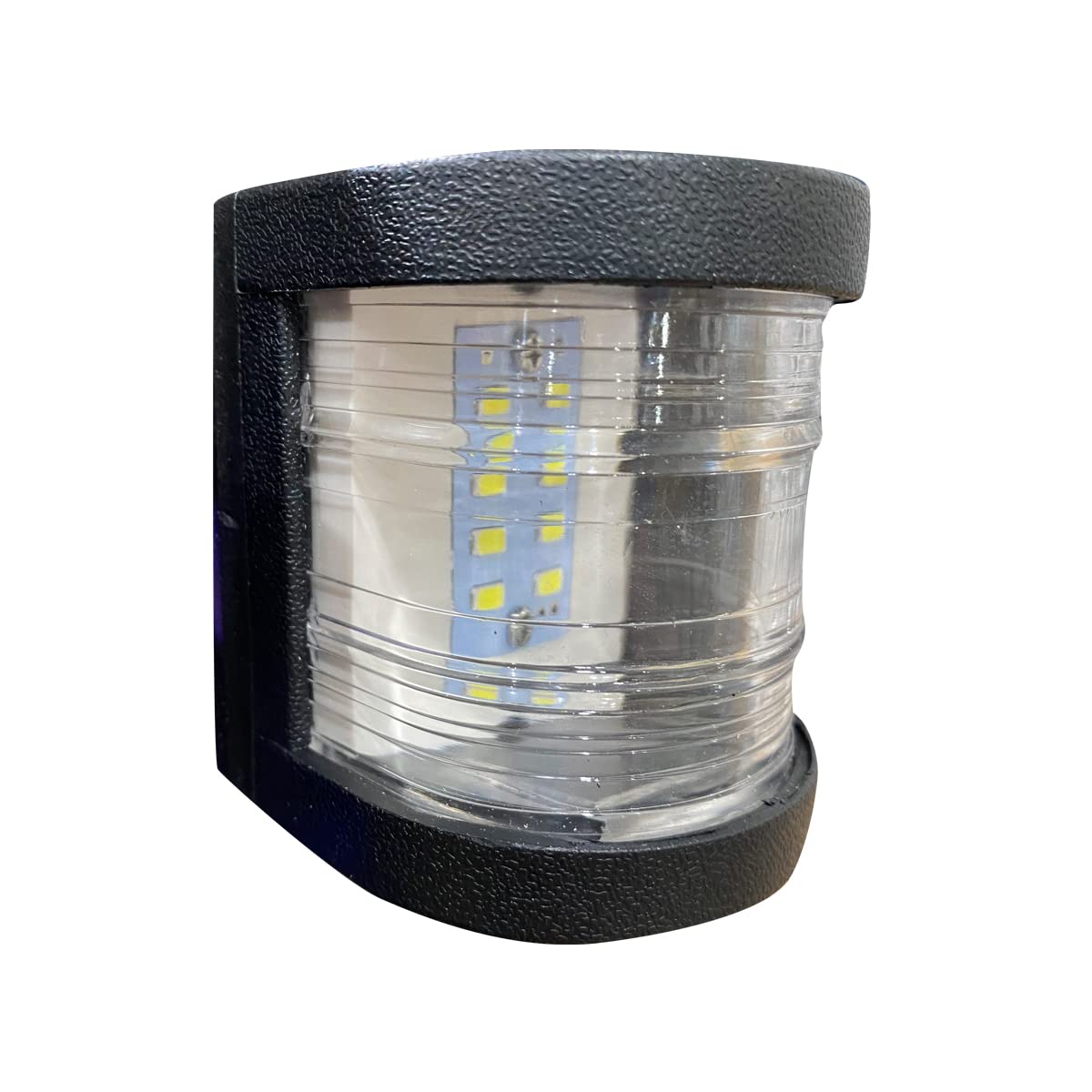 Marine Sport Lighting WHITE LED Marine Masthead Light Fit 12V-24V Mast or Stern light with Black Shell MSMH12BSW