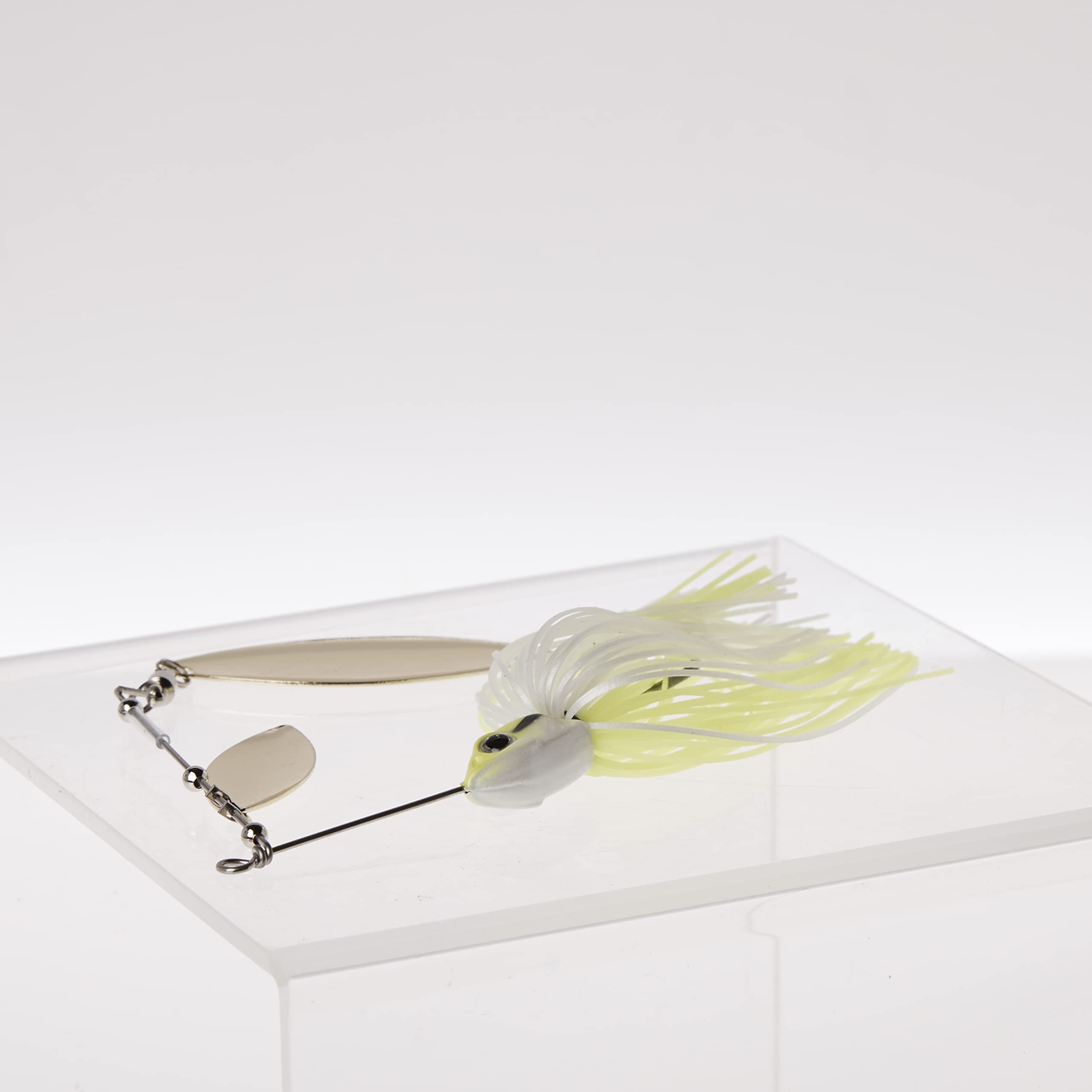 Impact Ignite Lunkerhunt | Spinnerbaits with 2 Willow Leaf Blades | Sink Fast Fishing Lure for Bass and Trout | Silicon Skirt, Swim Jig Saltwater and Deep Water Fishing Bait