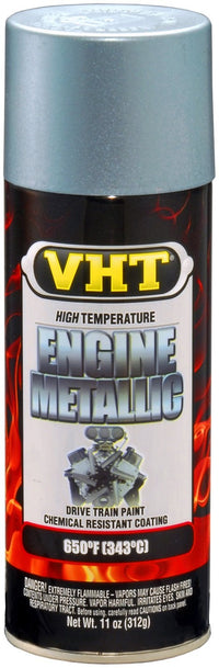 VHT SP403 Metallic Engine High Heat Spray Paint – Titanium Silver Blue – 11 oz. Aerosol Can