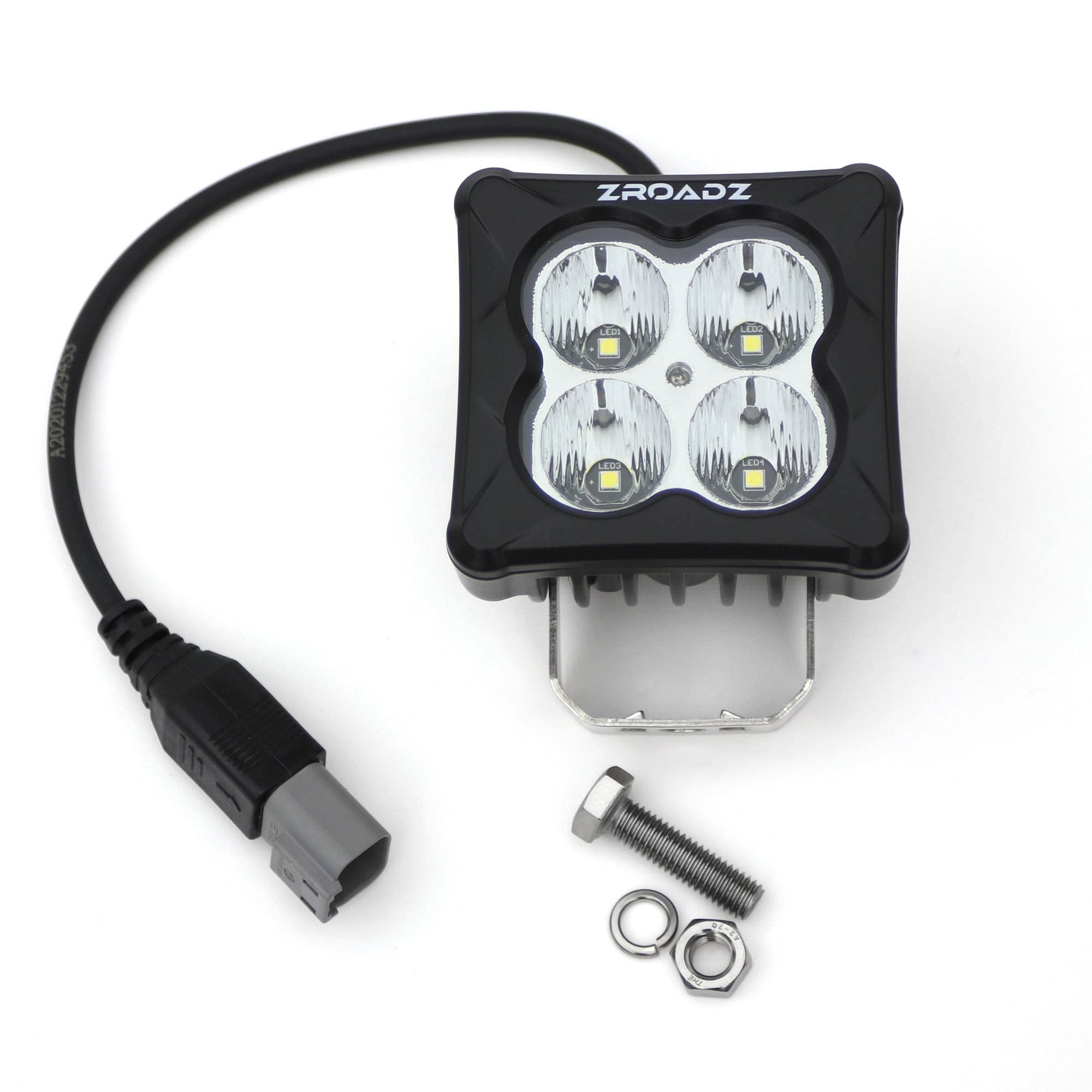 ZROADZ 3" Light Pod, G2 Series, White, Flood Z30BC20W-D3F 1 Pc