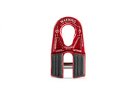 Flatlink E Factor 55 Closed Winch System, Compatible with All Roller Fairlead License Plate Brackets - Red