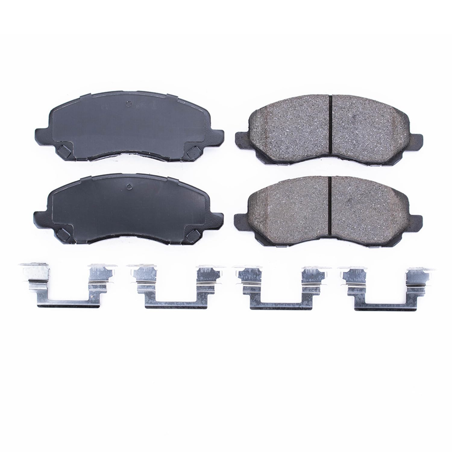 PowerStop Brake Pads Front For Chrysler 200 2011-14 |Sebring 2001-02 |Sebring 2004-05 |Sebring 2007-10 |Dodge Avenger 2008-14 - Ceramic Brake Pads With Installation Hardware, 17-866