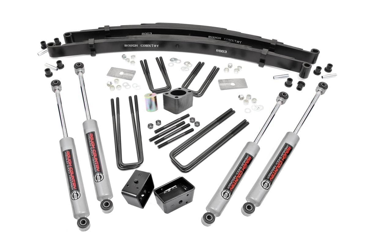 4" Rough Country Lift Kit for 1974.5-1977 Dodge W100/W200 4WD | Dana 60-306.20
