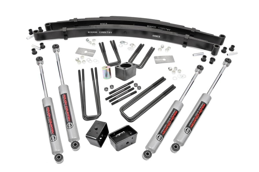 4" Rough Country Lift Kit for 1974.5-1977 Dodge W100/W200 4WD | Dana 60-306.20