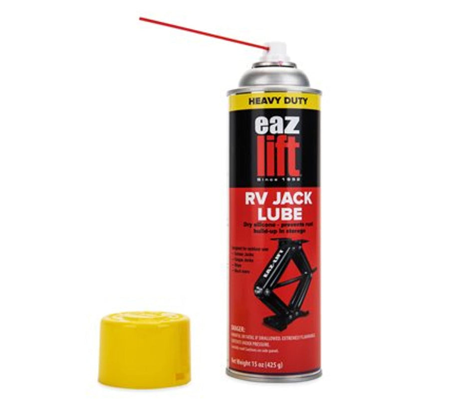 EAZ-Lift Camco Heavy Duty RV Stabilizer Jack Lube - Protect and Maintain RV Stabilizer Jacks, Tongue Jacks, Steps, and More - 15oz. (41100)