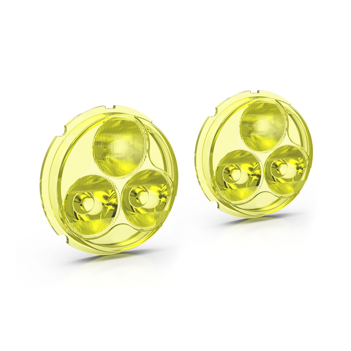 Pair of Vision X Lighting Cannon Race 3 Hybrid Selective Yellow Lenses
