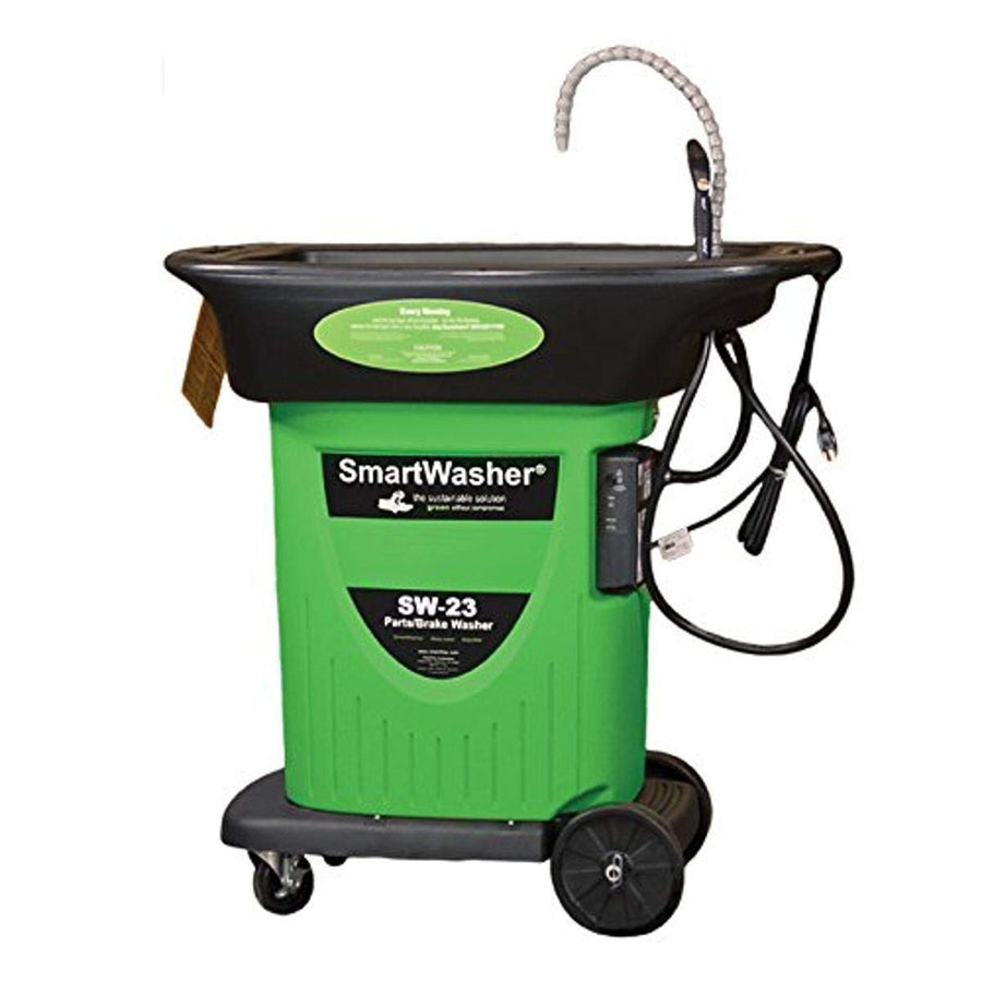 SmartWasher CRC SW-423 Mobile Parts Washer Kit, Durable Parts Washer, Cleans Dirt, Oil, and Grime from Industrial and Automotive Parts, Water-Based, Non-Flammable, pH Neutral