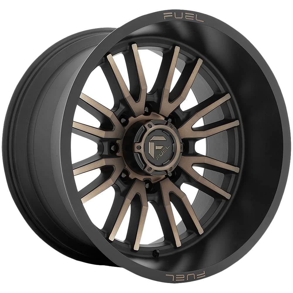 D762 CLASH FUEL OFF-ROAD 20X9, 8X180, 5.04, 1mm MATTE BLACK DOUBLE DARK TINT - D76220901850