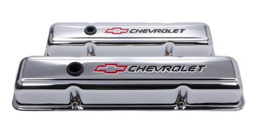 Chrome Proform 141-899 Valve Cover with Baffle, red
