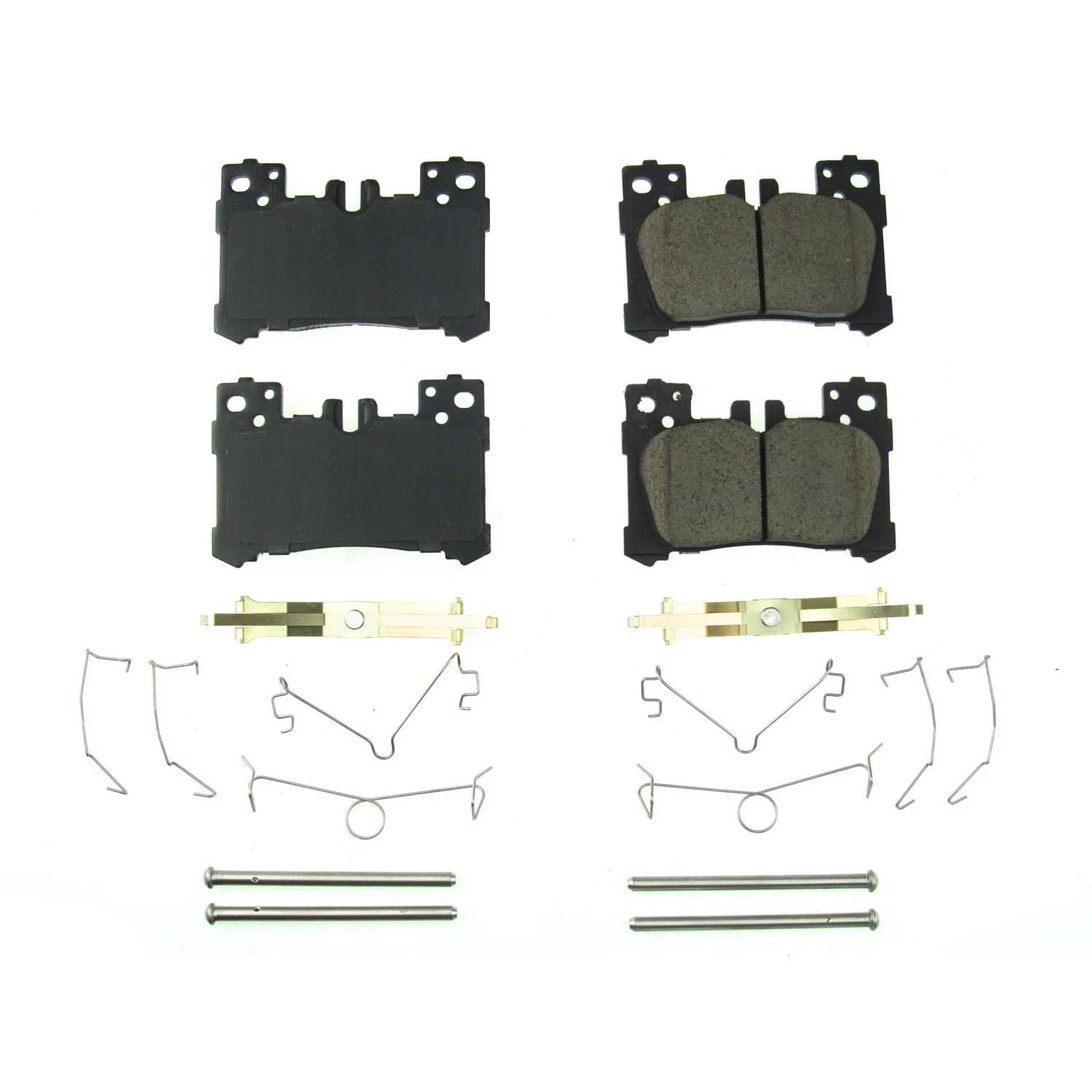 Power Stop Brake Kit Front For Lexus LC500 2018-25 |LC500h 2018-23 |LS500 2018-23 |LS500h 2019 - Ceramic Brake Pads With Installation Hardware, 17-2063