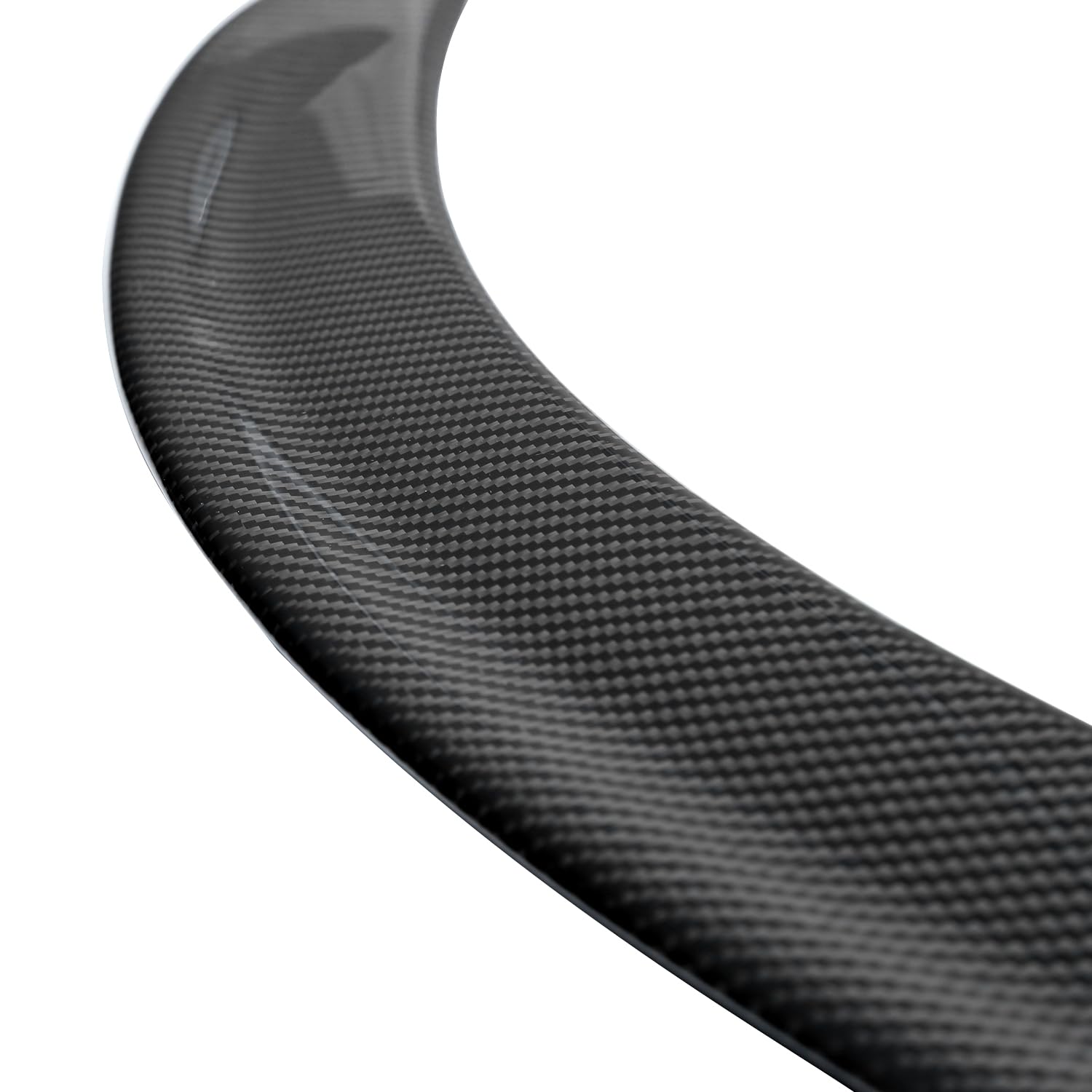 Carbon Fiber Spec-D Tuning Factory Style Rear Trunk Spoiler Compatible with 2012-2018 Tesla Model S Models