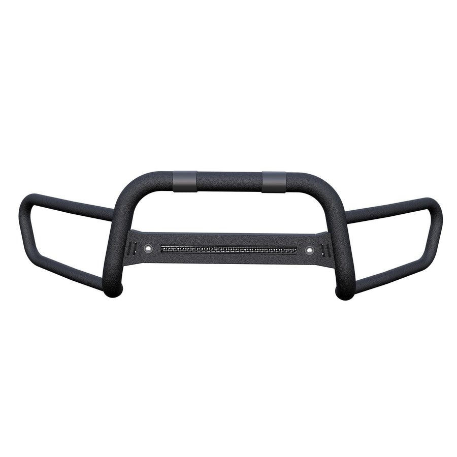 Modular Black Horse Beacon Front Runner Bumper Guard with 20” LED Lights Textured Black Compatible with 2005-2023 Toyota Tacoma-BFRT01