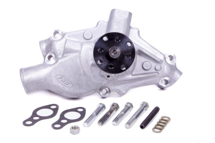 Performance Quotient PRW 1435002 3/4" Pilot Shaft Competition Plus Revised Impeller Aluminum Water Pump for Chevy SB 1955-95