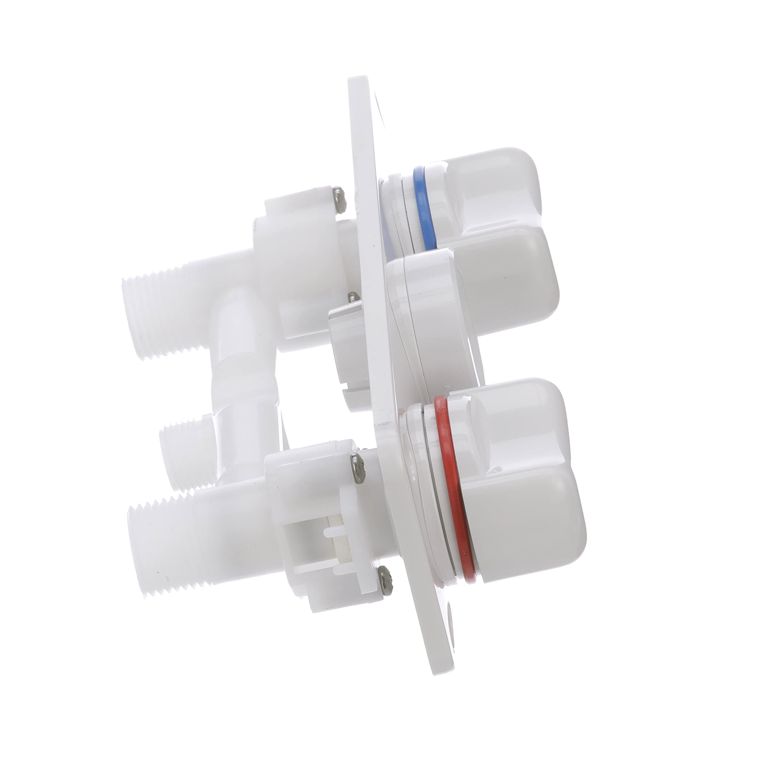 RT2498 Whale Elegance Combination Faucet/Shower, Pull-Out Handheld Mixer Unit, Hot and Cold Water, 5.5-Foot Hose, White ABS