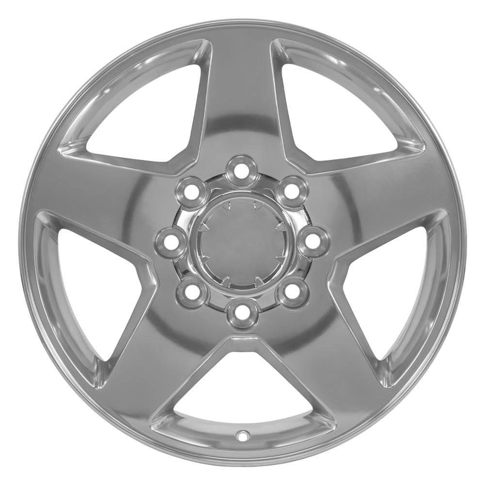 20 Inch OE Wheels CV91B Rim Fits Silverado 2500/3500 Style 8x180 20x8.5 Polished - Hollander 5503 (1)