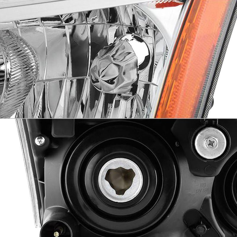 OEM Style Xtune Headlights (HD-JH-NROG08-AM-C) (OE)