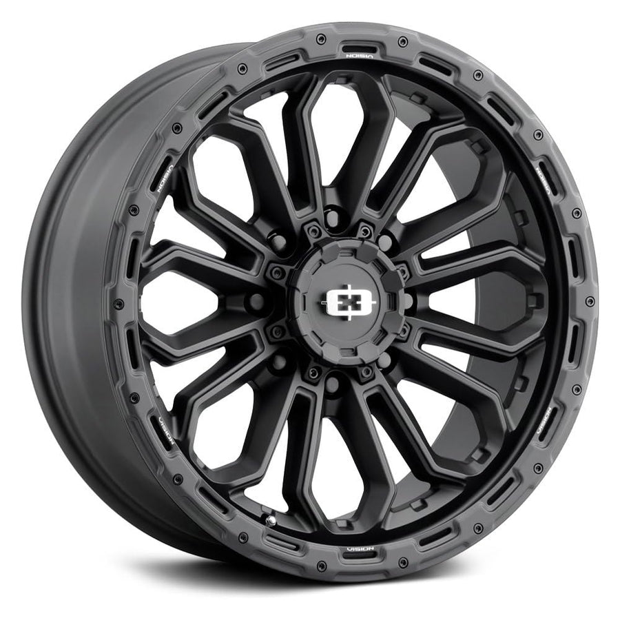 405 Korupt Vision 18x9 8x170 +12mm Satin Black Wheel Rim 18" Inch