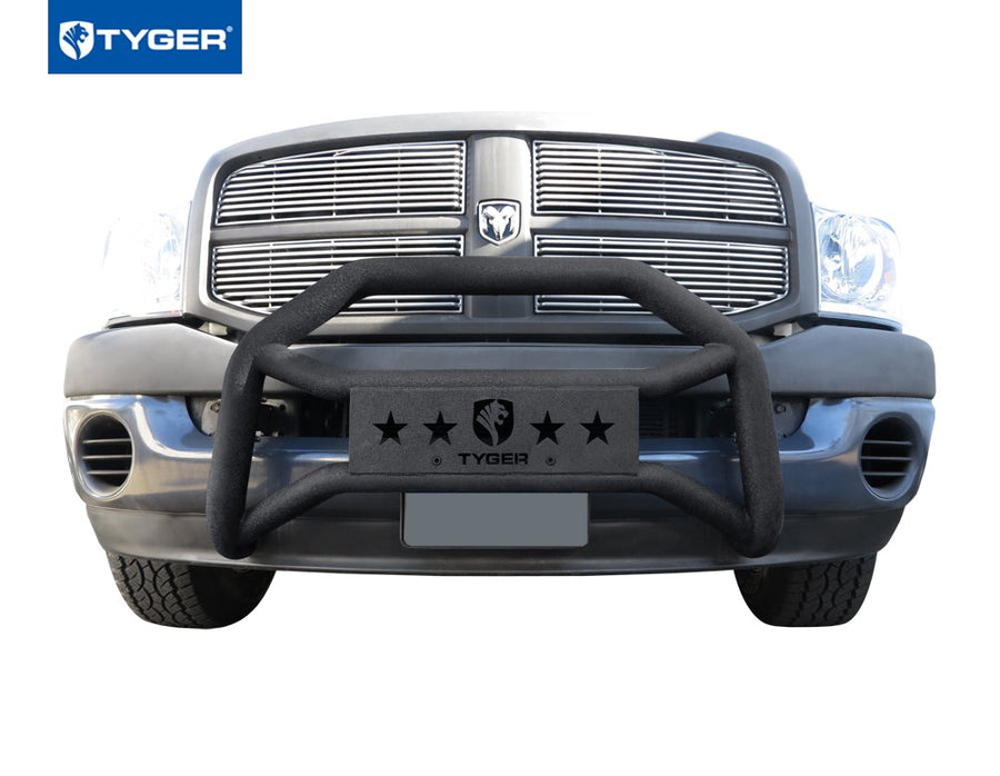 Tyger Auto TG-GD6D60088 Compatible Front Bumper Guard with 2003-2005 Dodge Ram 1500/2003-2009 2500/3500 Mega Cab (Excl GTX, Hemi Sport, Rumble Bee, Daytona) | Textured Black | Light Mount | Bull Bar