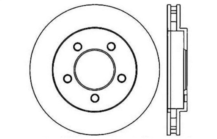 Sport Drilled/Slotted Brake Rotor StopTech 127.65088R (Front Right), 1 Pack