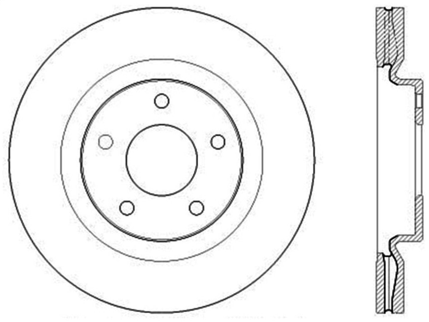 Sport Drilled/Slotted Brake Rotor StopTech 127.42108R (Front Right), 1 Pack